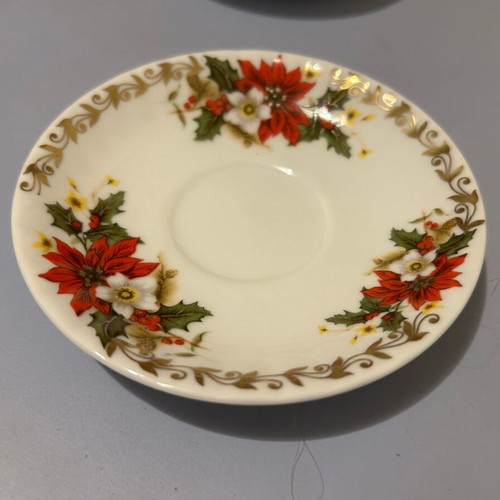 Vintage decorative cup set with Christmas motif new