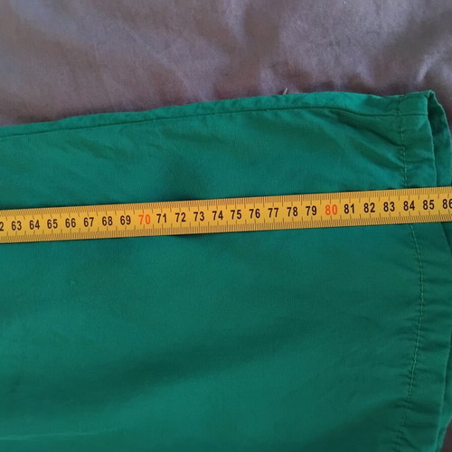 Lynne green wide crop pants like new, viscose fabric, sizes XS-S