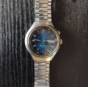 SEIKO Bellmatic, ρολόι vintage, κουρδίζει με κίνηση του χεριού, λειτουργεί η ώρα, όχι το ξυπνητήρι