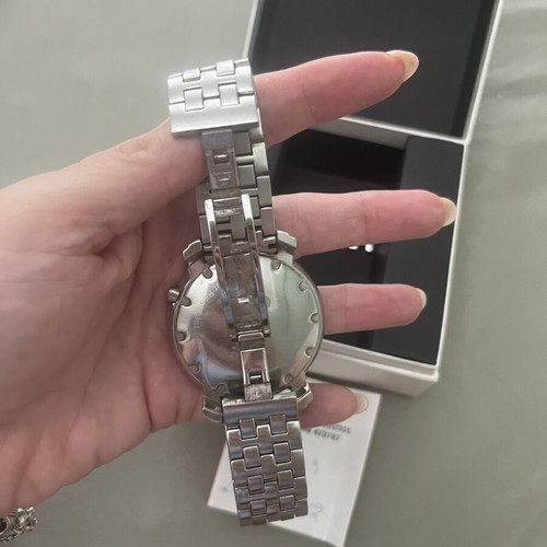 Loisir women's wristwatch, silver stainless steel, waterproof