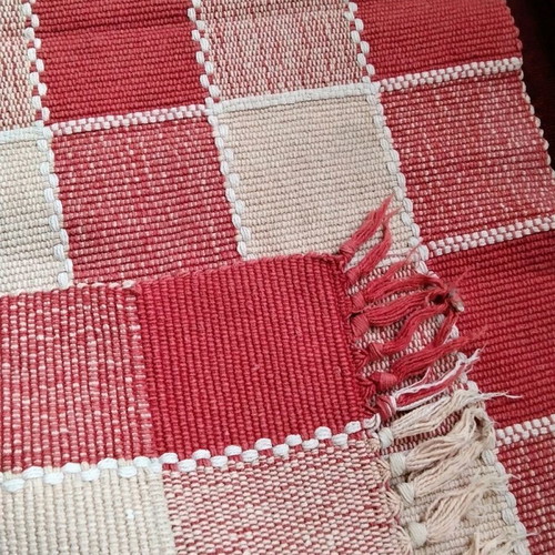 Handmade double-sided rug new 1.05 x 47