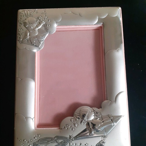 Children's silver photo frame new