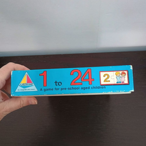 Vintage D. Desyllas educational games used, play and learn from 1 to 24