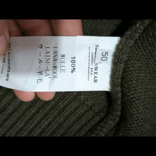C.P Company knitted cardigan like new, green, 100% lana wool