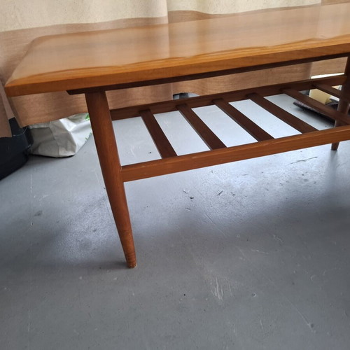 Τραπέζι καφέ Mid-Century Modern δανέζικου στυλ μεταχειρισμένο, διαστάσεις 100x44x44
