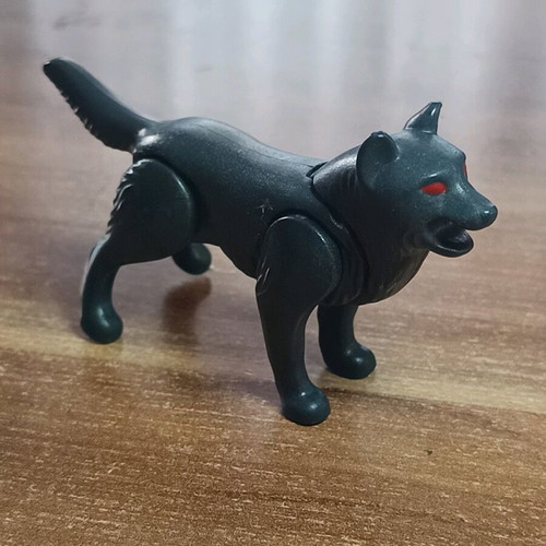 Playmobil wolf with red eyes like new