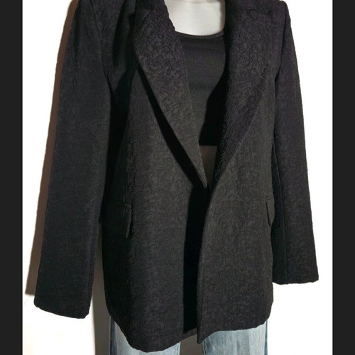Quality black lightweight jacket 80% viscose like new, size S/M