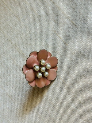 Pink enamel stud earrings new, bought in London
