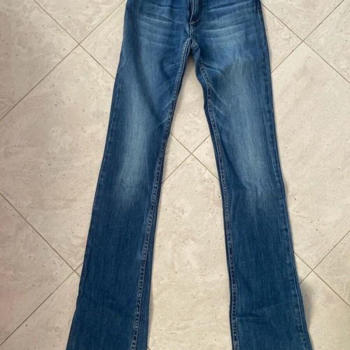 Stradivarius jeans like new, dark blue washed, wide leg