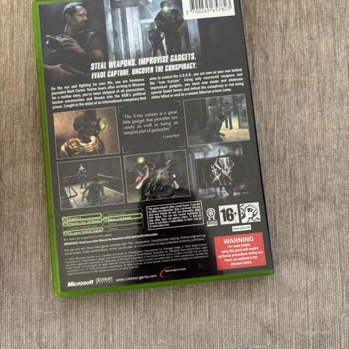 Cold War Xbox Original game used, English full version
