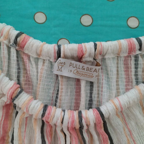 Crop top summer blouse used, size M 38 10