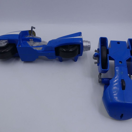 VR Troopers Turbo Cycle Bike Sidecar 1994 Saban Kenner used vintage 15 cm & 25 cm
