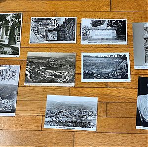 Σπάνιες καρτ ποσταλ από το 1957 / Μυκήνες / Δελφοί / Ολυμπία / Τρίπολη / Επίδαυρος / από συλλογή / Συλλεκτικές