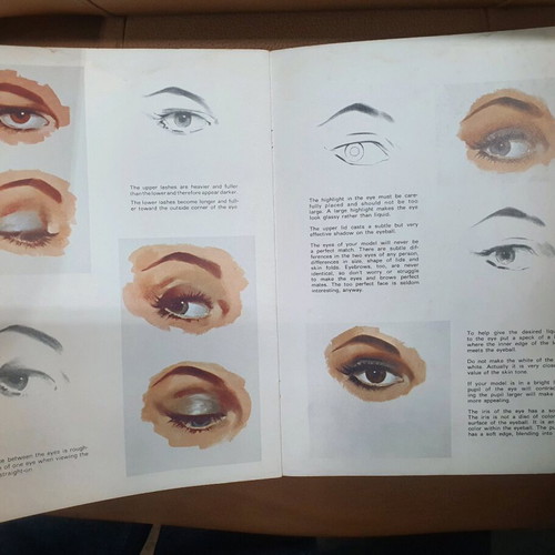 Faces and Features book used, English
