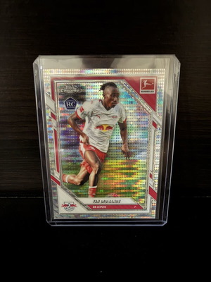Yan Diomande 2025-26 Topps Chrome Bundesliga #59 Pulsar Refractor Rookie RC like new