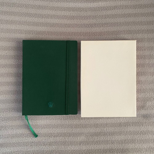 Rolex notebook new, green with box