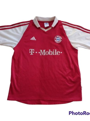 Φανέλα ποδοσφαίρου Bayern Munich 2003-2004 μεταχειρισμένη, μέγεθος Youth Medium