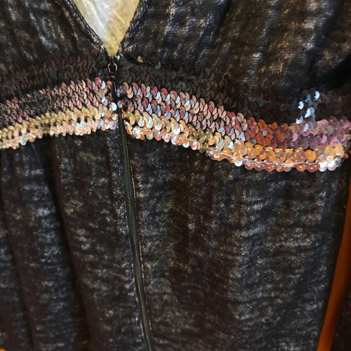 Killah cardigan with hood and sequins like new