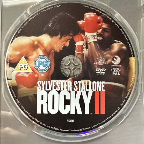 Rocky II DVD used without Greek subtitles