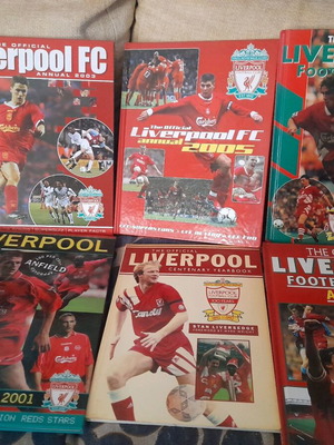 Liverpool annual new, pack of 6 books
