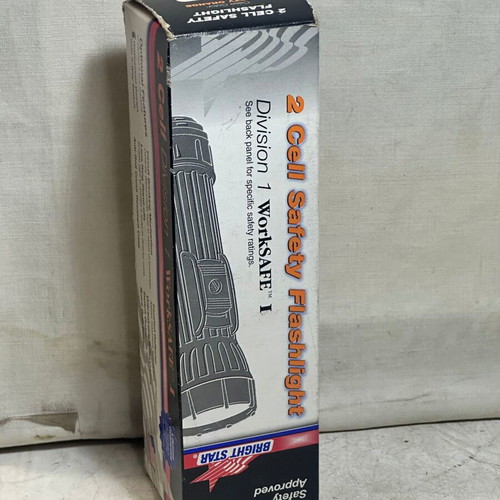 Bright Star WorkSAFE I Industrial Safety Flashlight with Box, Like New