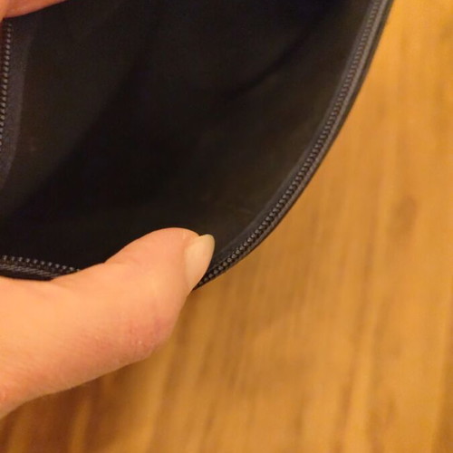 Christian Dior makeup bag like new, blue black