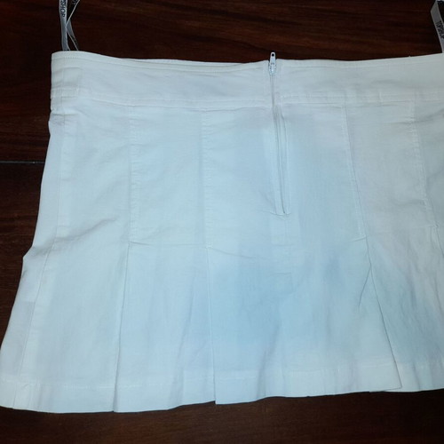 Topshop Mini Skirt Tennis Style white like new, size M