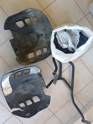 Transalp 650 parts used, 2 fairings, engine guard, reflective cover