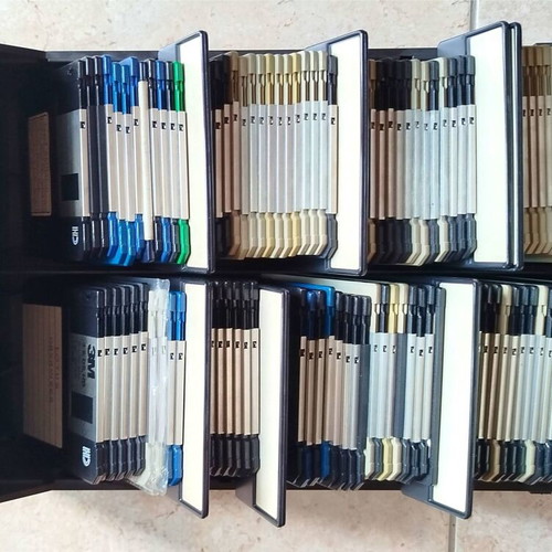 3.5" Floppy Disks Collection used, 99 pcs with Media Box