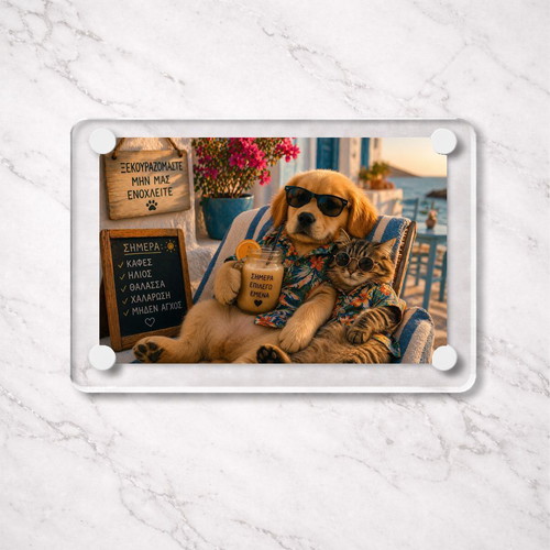 Acrylic fridge magnet "Today I Choose Me" new