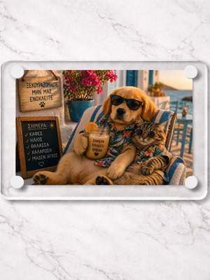 Acrylic fridge magnet "Today I Choose Me" new