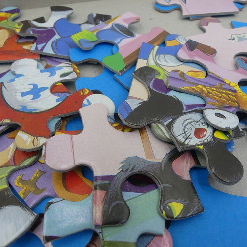Puzzle Puss in Boots 35 Pieces MB used