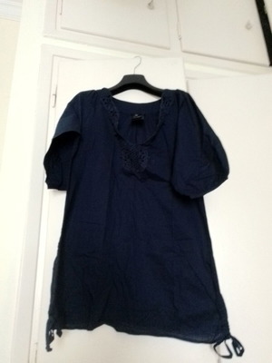 Esmara blue kaftan blouse like new, cotton size L