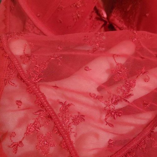 Lingerie 85 C corset like new, red Cante