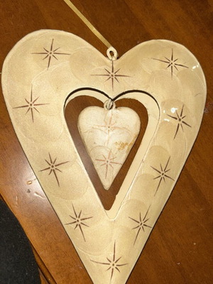 Decorative heart large like new