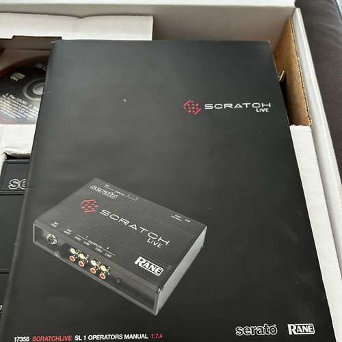 Rane Serato Scratch Live SL-1 audio interface used