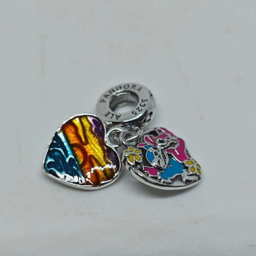 Disney Lilo & Stitch Silver Charm pendant 925 like new