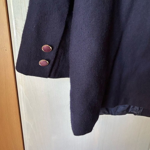 Winter jacket size 50 like new, dark blue, made of virgin wool