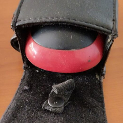 Logitech genuine leather mouse carrying case