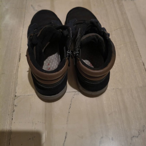 Kickers Kickosta Noir Blue Marron boots, size 35, boys