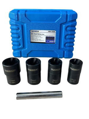 Hawek 5-Piece Bolt Extractor Set new