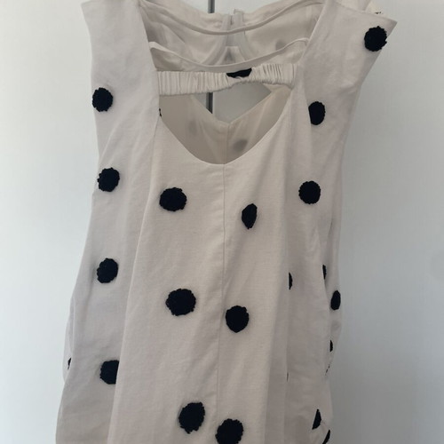 For Love & Lemons mini dress medium, like new, black and white