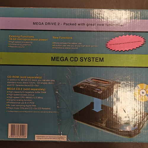 Sega Mega Drive 2 console like new with 2 controllers and gun