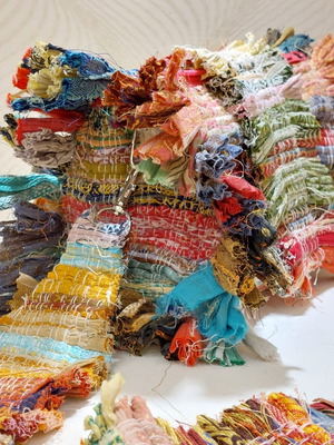 Boho Patchwork Clutch Bag new, colorful handmade design