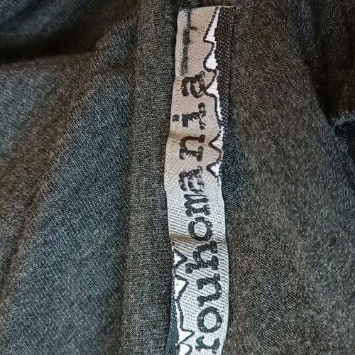 Mini dress like new, gray, with back zipper