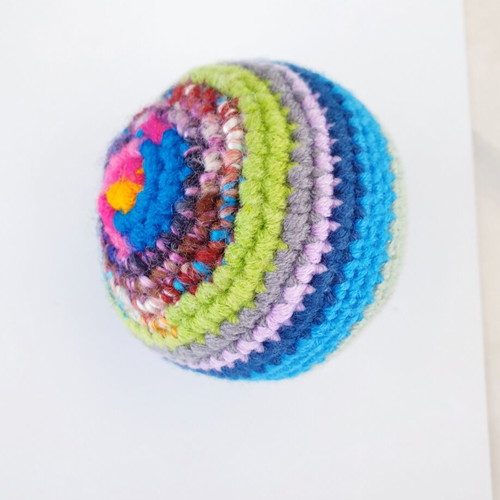 Soft colorful handmade ball new, 7cm×7cm