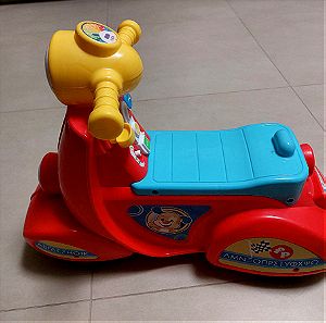 Fisher Price Laugh & Learn Smart Stages Scooter μηχανή σκουτεράκι περπατούρα