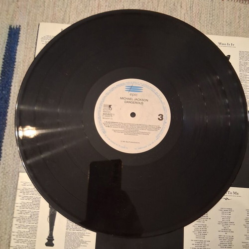 Michael Jackson Dangerous double vinyl album