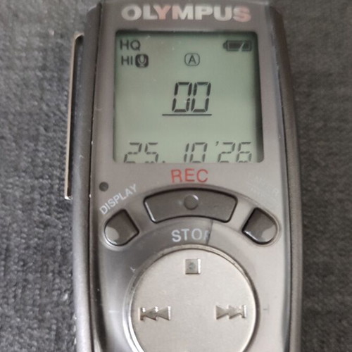 Olympus Digital Voice Recorder used, journalist model
