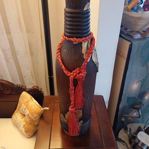 Decorative ceramic vase used, 62cm
